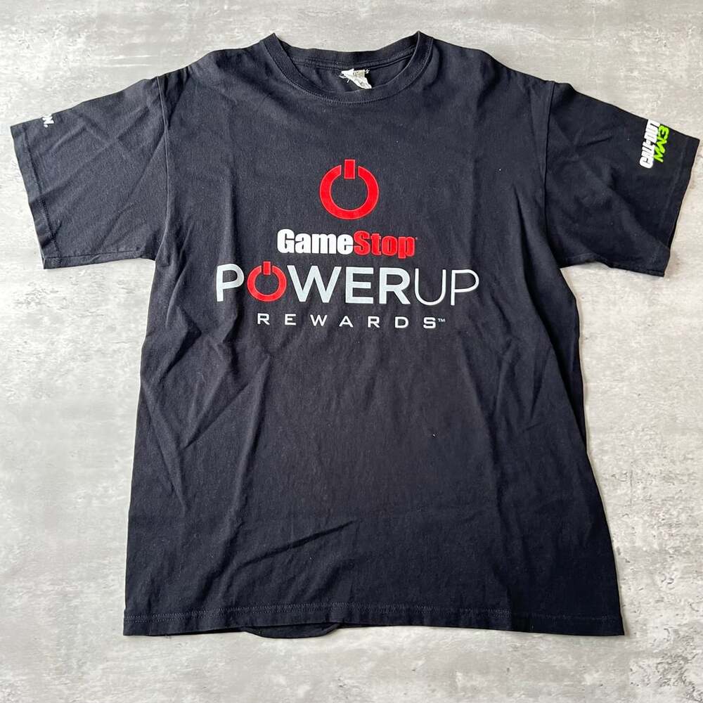 GameStop PowerUp Rewards Call of Duty MW3 Activision Black T-Shirt